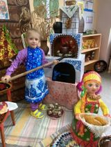 Занятие в мини-музее "Русская сторонушка"