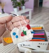 Чайные пакеты из фетра для сюжетно-ролевых игр